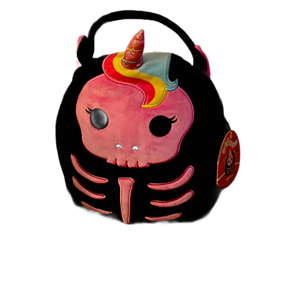 Original Squishmallow Sketlana Halloween treat pail - new w/tag - Picture 1 of 4